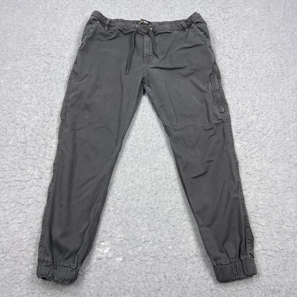 DU/ER‎ Live Lite Joggers Men's 38x29* Charcoal Twill N2X Slim Fit Stretch Pants